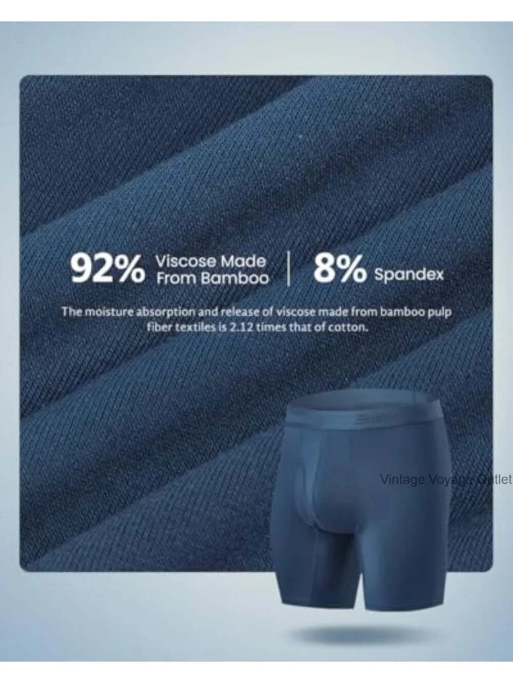 Rayon from Bamboo Cooling Boxer Briefs Pack
